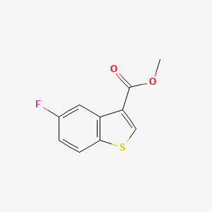 molecular formula C10H7FO2S B3218202 Methyl 5-fluorobenzo[b]thiophene-3-carboxylate CAS No. 1187931-42-5