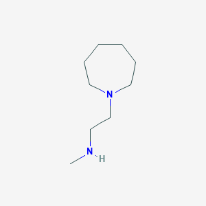 molecular formula C9H20N2 B3218262 2-(Azepan-1-yl)-N-methylethanamine CAS No. 118808-13-2