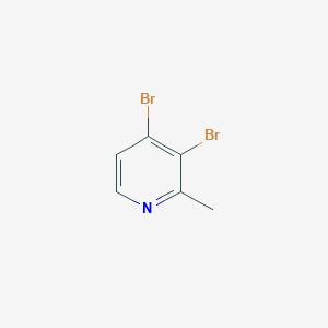 molecular formula C6H5Br2N B3218270 3,4-Dibromo-2-methylpyridine CAS No. 1188140-60-4