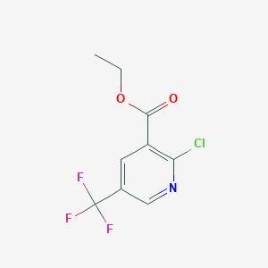 molecular formula C9H7ClF3NO2 B3218319 Ethyl 2-chloro-5-(trifluoromethyl)nicotinate CAS No. 1188265-81-7