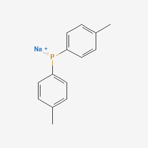 molecular formula C14H14NaP B3218338 Sodium di-p-tolylphosphanide CAS No. 118854-34-5