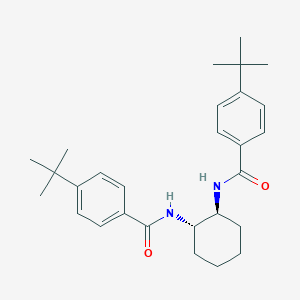 molecular formula C28H38N2O2 B321839 4-tert-butyl-N-{2-[(4-tert-butylbenzoyl)amino]cyclohexyl}benzamide 