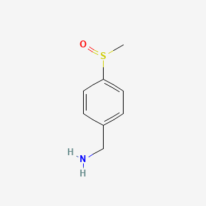 molecular formula C8H11NOS B3218402 (4-Methanesulfinylphenyl)methanamine CAS No. 1189805-45-5