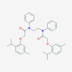 molecular formula C38H44N2O4 B321841 2-(2-isopropyl-5-methylphenoxy)-N-(2-{[(2-isopropyl-5-methylphenoxy)acetyl]anilino}ethyl)-N-phenylacetamide 