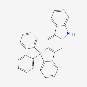molecular formula C31H21N B3218452 11,11-diphenyl-5H-indeno[1,2-b]carbazole CAS No. 1190100-18-5