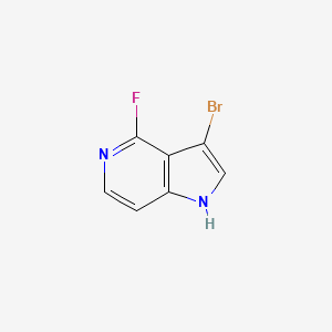 molecular formula C7H4BrFN2 B3218492 3-Bromo-4-fluoro-5-azaindole CAS No. 1190309-75-1