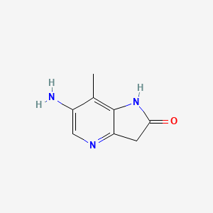 6-Amino-7-methyl-4-aza-2-oxindole