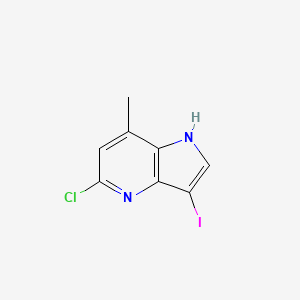 5-chloro-3-iodo-7-methyl-1H-pyrrolo[3,2-b]pyridine