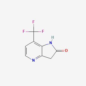 7-(trifluoromethyl)-1H,2H,3H-pyrrolo[3,2-b]pyridin-2-one