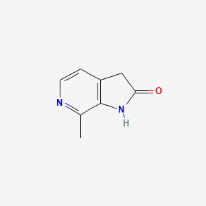 molecular formula C8H8N2O B3218926 7-Methyl-6-aza-2-oxindole CAS No. 1190313-92-8