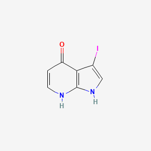 molecular formula C7H5IN2O B3218991 3-Iodo-1H-pyrrolo[2,3-b]pyridin-4-ol CAS No. 1190314-37-4