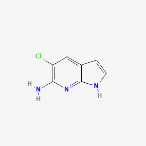 B3219095 5-chloro-1H-pyrrolo[2,3-b]pyridin-6-amine CAS No. 1190315-30-0
