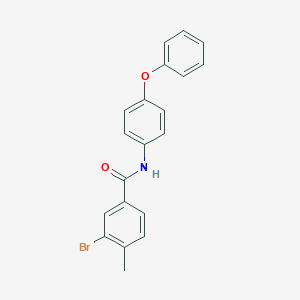 molecular formula C20H16BrNO2 B321910 3-bromo-4-methyl-N-(4-phenoxyphenyl)benzamide 