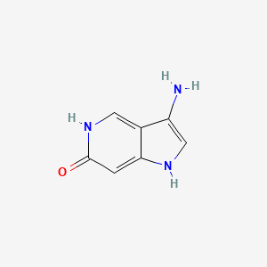 molecular formula C7H7N3O B3219153 3-Amino-1H-pyrrolo[3,2-c]pyridin-6-ol CAS No. 1190316-00-7