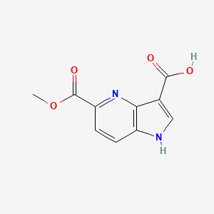 5-(Methoxycarbonyl)-1H-pyrrolo[3,2-b]pyridine-3-carboxylic acid