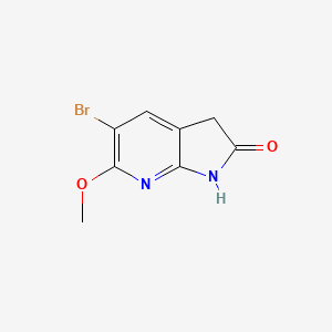 molecular formula C8H7BrN2O2 B3219252 5-Bromo-6-methoxy-7-aza-2-oxindole CAS No. 1190316-90-5