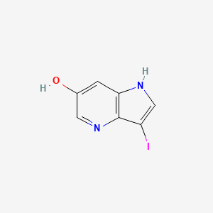 6-Hydroxy-3-iodo-4-azaindole