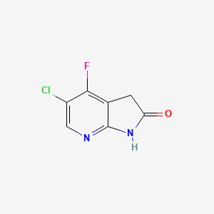 2h-Pyrrolo[2,3-b]pyridin-2-one,5-chloro-4-fluoro-1,3-dihydro-