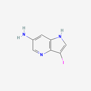 3-iodo-1H-pyrrolo[3,2-b]pyridin-6-amine