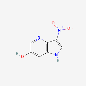 3-nitro-1H-pyrrolo[3,2-b]pyridin-6-ol