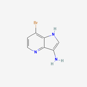 7-bromo-1H-pyrrolo[3,2-b]pyridin-3-amine