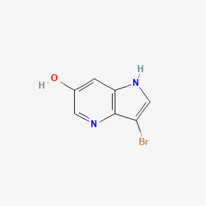 3-bromo-1H-pyrrolo[3,2-b]pyridin-6-ol