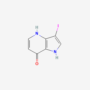 molecular formula C7H5IN2O B3219466 3-Iodo-1H-pyrrolo[3,2-b]pyridin-7-ol CAS No. 1190318-75-2