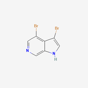 molecular formula C7H4Br2N2 B3219499 3,4-dibromo-1H-pyrrolo[2,3-c]pyridine CAS No. 1190318-87-6