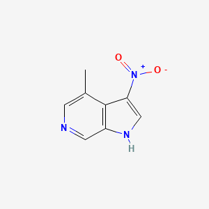 4-methyl-3-nitro-1H-pyrrolo[2,3-c]pyridine