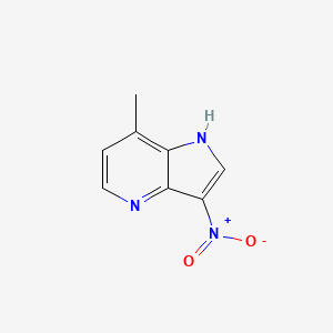 7-methyl-3-nitro-1H-pyrrolo[3,2-b]pyridine