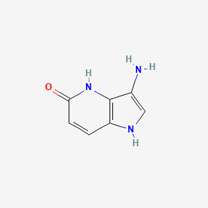 molecular formula C7H7N3O B3219600 3-Amino-1H-pyrrolo[3,2-b]pyridin-5-ol CAS No. 1190319-31-3