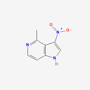 4-methyl-3-nitro-1H-pyrrolo[3,2-c]pyridine