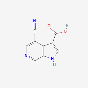 4-cyano-1H-pyrrolo[2,3-c]pyridine-3-carboxylic acid