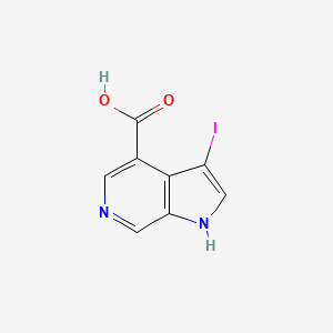 3-iodo-1H-pyrrolo[2,3-c]pyridine-4-carboxylic acid