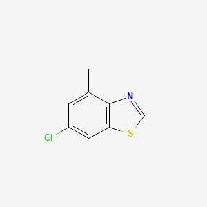 B3219777 Benzothiazole, 6-chloro-4-methyl- CAS No. 1190320-49-0