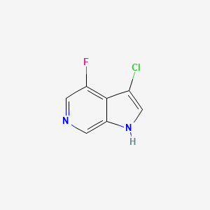 molecular formula C7H4ClFN2 B3219792 3-Chloro-4-fluoro-6-azaindole CAS No. 1190320-63-8