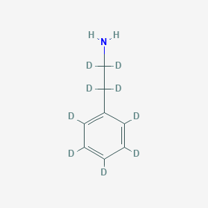 molecular formula C8H11N B032198 2-苯乙基-D9-胺 CAS No. 342611-05-6