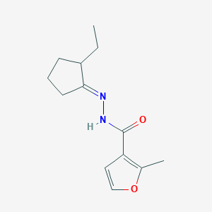 N'-(2-ethylcyclopentylidene)-2-methyl-3-furohydrazide