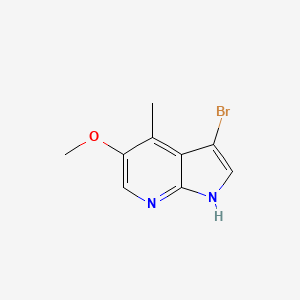 3-bromo-5-methoxy-4-methyl-1H-pyrrolo[2,3-b]pyridine