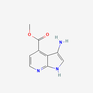 methyl 3-amino-1H-pyrrolo[2,3-b]pyridine-4-carboxylate