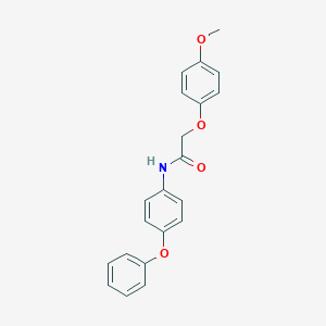 molecular formula C21H19NO4 B321988 2-(4-methoxyphenoxy)-N-(4-phenoxyphenyl)acetamide 