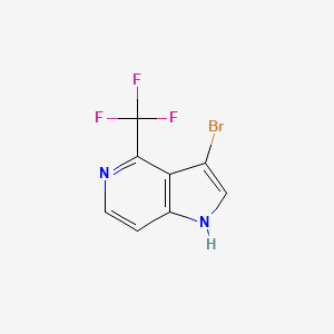 3-bromo-4-(trifluoromethyl)-1H-pyrrolo[3,2-c]pyridine