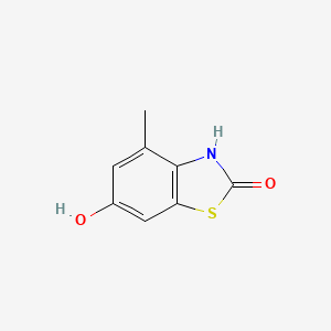 molecular formula C8H7NO2S B3219960 2,6-Dihydroxy-4-methylbenzothiazole CAS No. 1190322-15-6