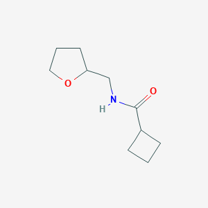 molecular formula C10H17NO2 B321998 Cyclobutanecarboxamide, N-tetrahydrofurfuryl- 