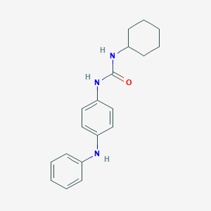 molecular formula C19H23N3O B322001 N-(4-anilinophenyl)-N'-cyclohexylurea 