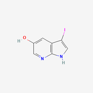 molecular formula C7H5IN2O B3220011 5-Hydroxy-3-iodo-7-azaindole CAS No. 1190322-48-5