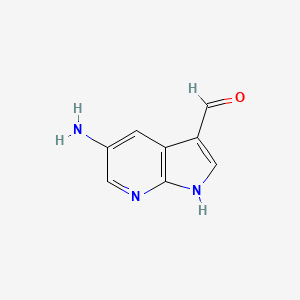 5-amino-1H-pyrrolo[2,3-b]pyridine-3-carbaldehyde