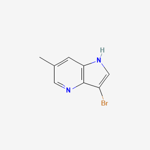 molecular formula C8H7BrN2 B3220106 3-bromo-6-methyl-1H-pyrrolo[3,2-b]pyridine CAS No. 1190323-01-3