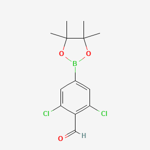 2,6-Dichloro-4-(4,4,5,5-tetramethyl-1,3,2-dioxaborolan-2-yl)benzaldehyde