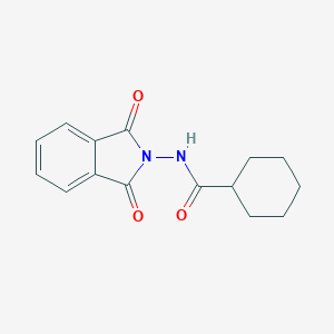 molecular formula C15H16N2O3 B322016 N-(1,3-dioxo-1,3-dihydro-2H-isoindol-2-yl)cyclohexanecarboxamide 